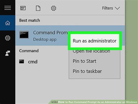 How to run cmd in administrator mode