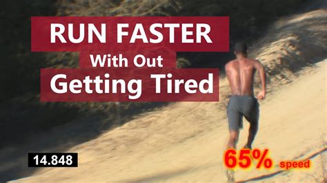 How to run faster without getting tired.  Join the millions who wake up ...
