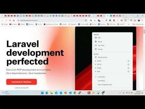 How to run laravel project in windows