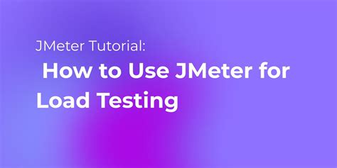 How to run load test in jmeter