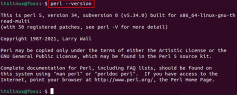 How to run perl script in ubuntu