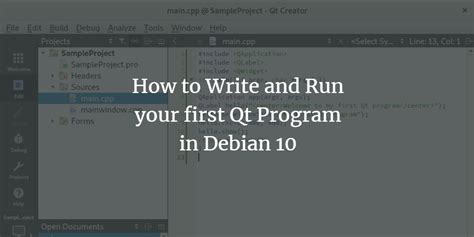 How to run qt program in linux
