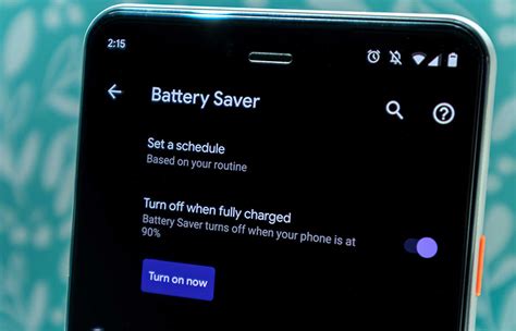 How to save battery charge in android