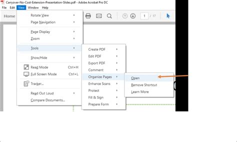 How to save certain pages in pdf