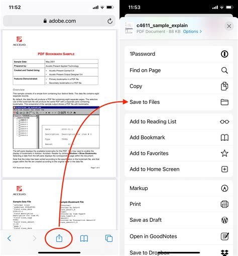 How to save documents in iphone