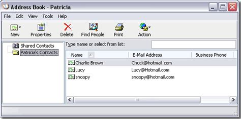 How to save email addresses in outlook