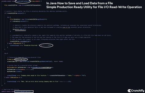 How to save in java