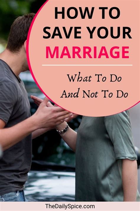 How to save my marriage. Jun 25, 2019 ... We can remain stuck there for a long time because if we don't want to save the marriage, we think the only option is to do what I did and leave… 