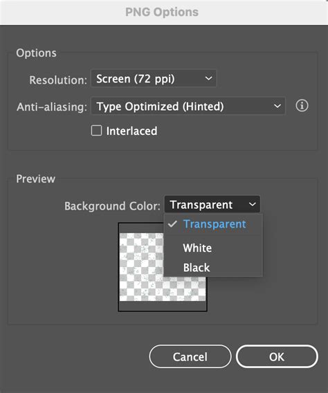 How to save png in illustrator cc