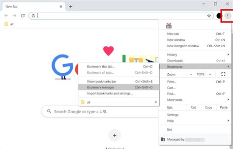 How to save to favorites in chrome
