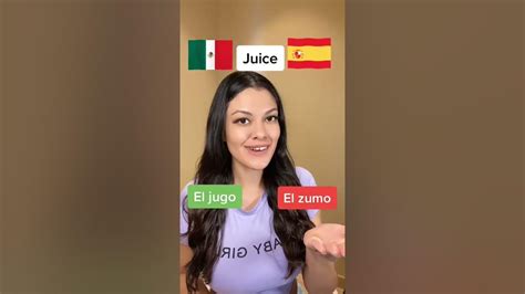 How to say Juice in Spanish - YouTube