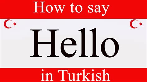 How to say hello in turkish. Greetings - Meeting - Chatting - Saying goodbye. Try to guess the translation of the expressions and click on the TURN button in order to see the traslation of the sentences in Turkish. Hello! (may be formal or informal) Hello / Hi! (informal) Card 1 of 15. 