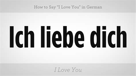 How to say i love you in german. Things To Know About How to say i love you in german. 