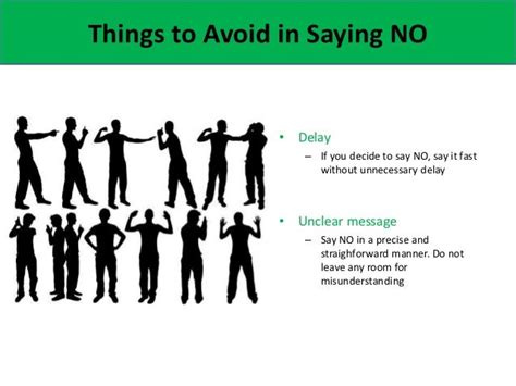 How to say no slideshare