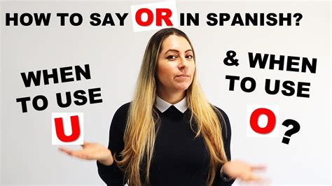 How to say or in spanish. Things To Know About How to say or in spanish. 