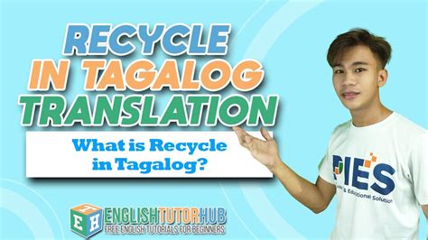 How to say recycle in Filipino