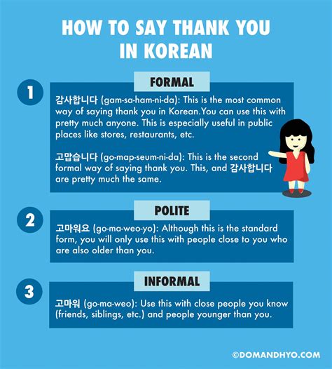 How to say thank you in korean. 엄마 (eomma) This is the informal version of “mother” in Korean, which has a similar meaning to “mom” in English. This should only be used when talking to your own mother. When referring to your own family in Korean, instead of saying “my mom,” you need to say “our mom” (우리 엄마 | uri eomma) You might notice this use of ... 