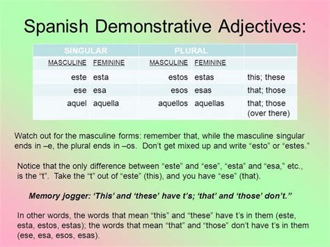 How to say those in Spanish? - Definitions.net