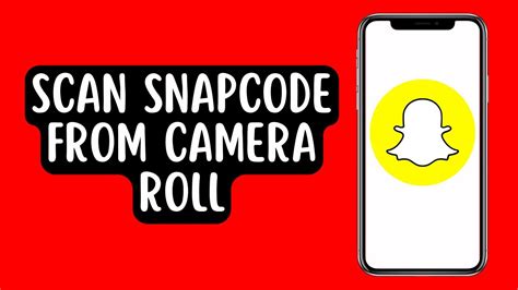 How to scan a snapcode from camera roll 2022. Open the Snapchat app and tap on the animated image icon, which is on the top left of the screen. Tap the profile icon which is next to your name and username. Snapcode would appear with a yellow background. You can share the same with your contacts and also save it to the camera roll. 
