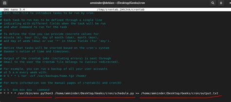 How to schedule script in linux