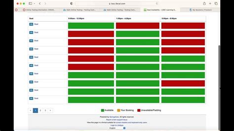 How to schedule your inperson testing appointment at an LSSC Testing