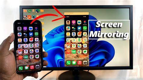 How to screen mirror iphone on windows 11.  However, there is a small prerequisite...