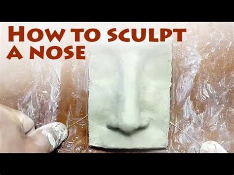 How to sculpt nose? Sculpture Learning - YouTube