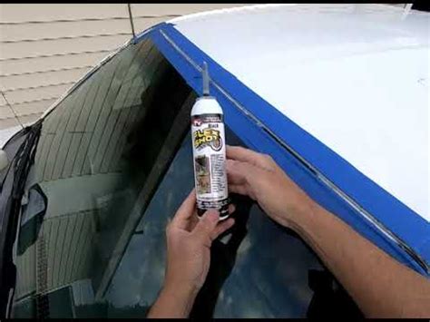 Carefully remove (pull up) plastic trims or/and rubber seal around the windshield; Allocate leak source by pouring water on the windshield (shower test); Take on rubber or nitrile gloves (silicone may be harmful to your skin) Clean gap between windshield and frame with rubbing alcohol;. 