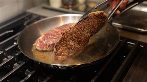 How to sear steak in a pan