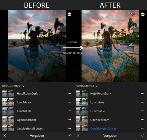 How to search for presets in lightroom mobile. .  ...