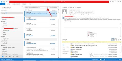 How to search in an email