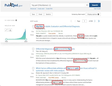 How to search in pubmed