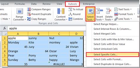How to search keyword in excel