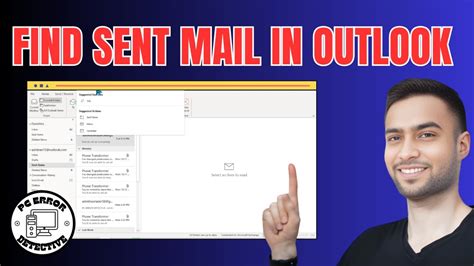 How to search sent mail in outlook