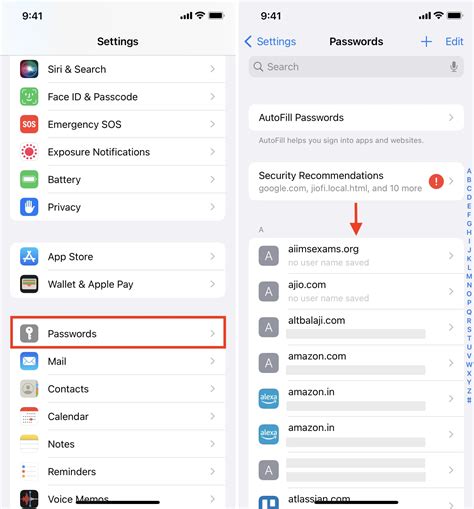 How to see icloud password in iphone