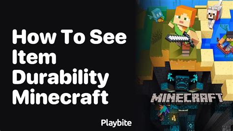 How to see item durability in minecraft