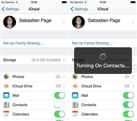 How to see my contacts in icloud