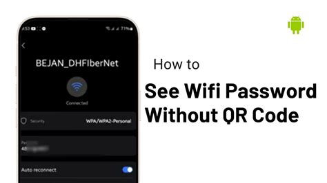 How to see wifi password on android without qr code samsung.  This is the ...