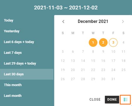 How to select and compare date ranges over time - SiteLucent