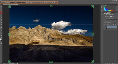 How to select and crop in photoshop
