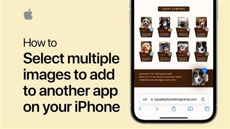 How to select multiple photos in iphone