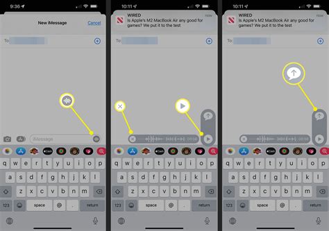 How to send audio message. Launch the Settings app > Messages. Scroll down to Audio Messages and open the Expire section. Select After 2 Minutes so that iMessage automatically deletes audio messages within two minutes of ... 