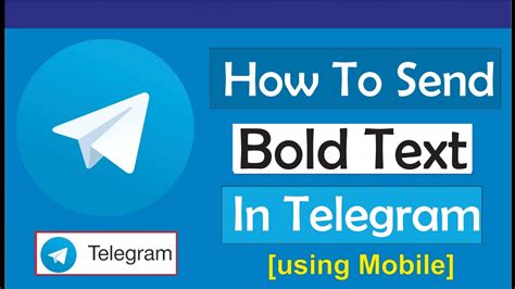 How to send bold text using Telegram Python bot.