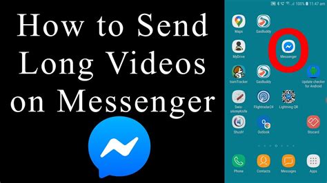 How to send long video in messenger