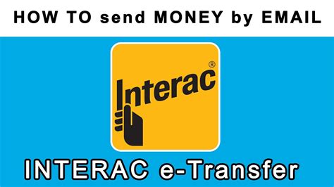 How to send money via email or text - INTERAC e-Transfer