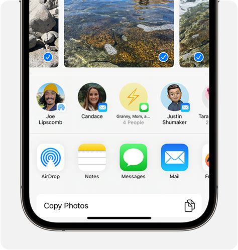 How to send photos in airdrop