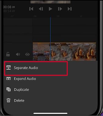 How to separate audio in premiere
