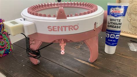 How to service a Sentro 48 Pin Knitting Machine YouTube
