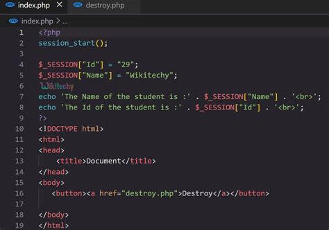 How to session in php