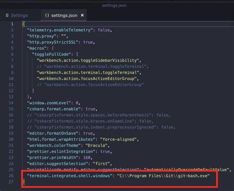 How to set Git Bash as integrated terminal in VSCode …